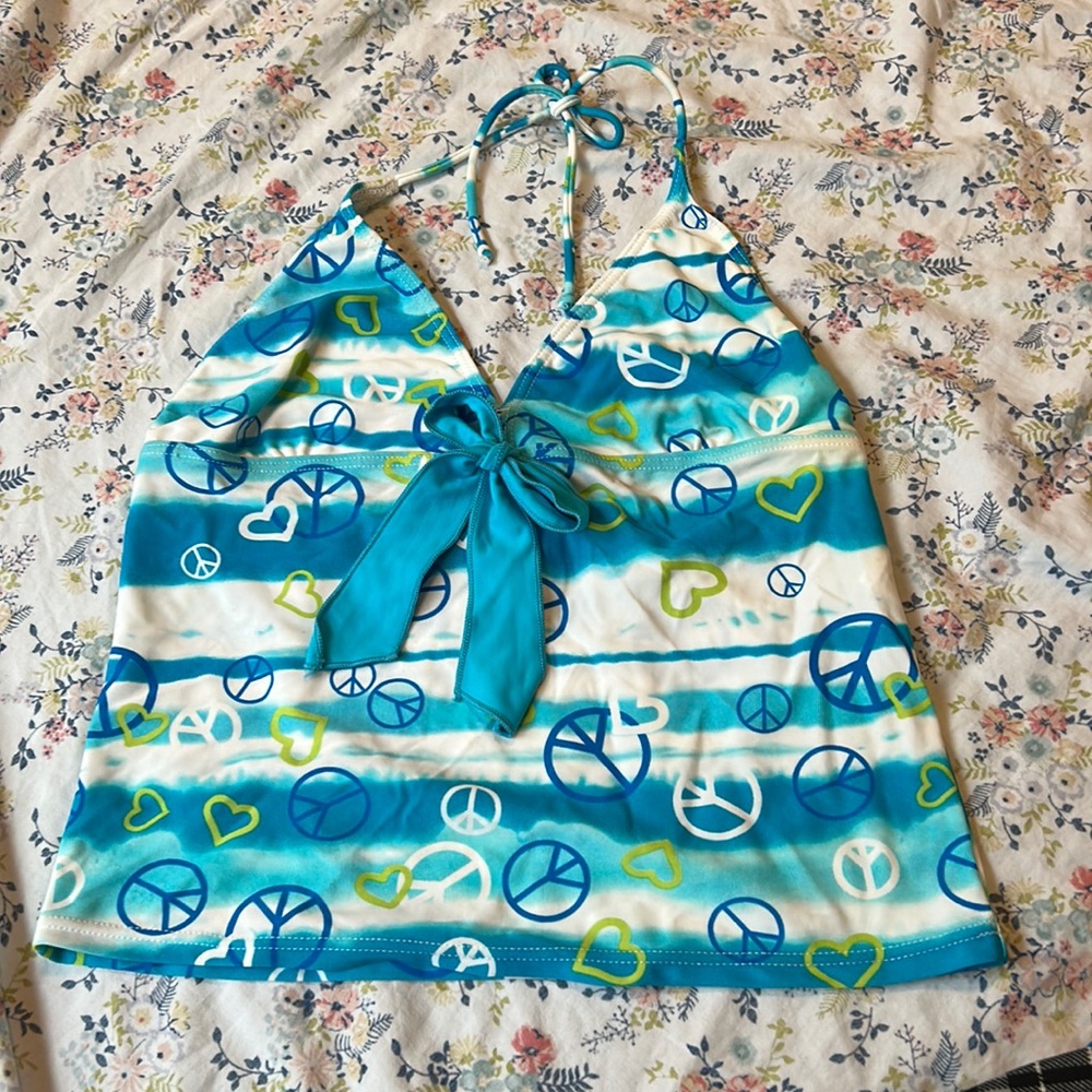 Y2k Halter Swim Top